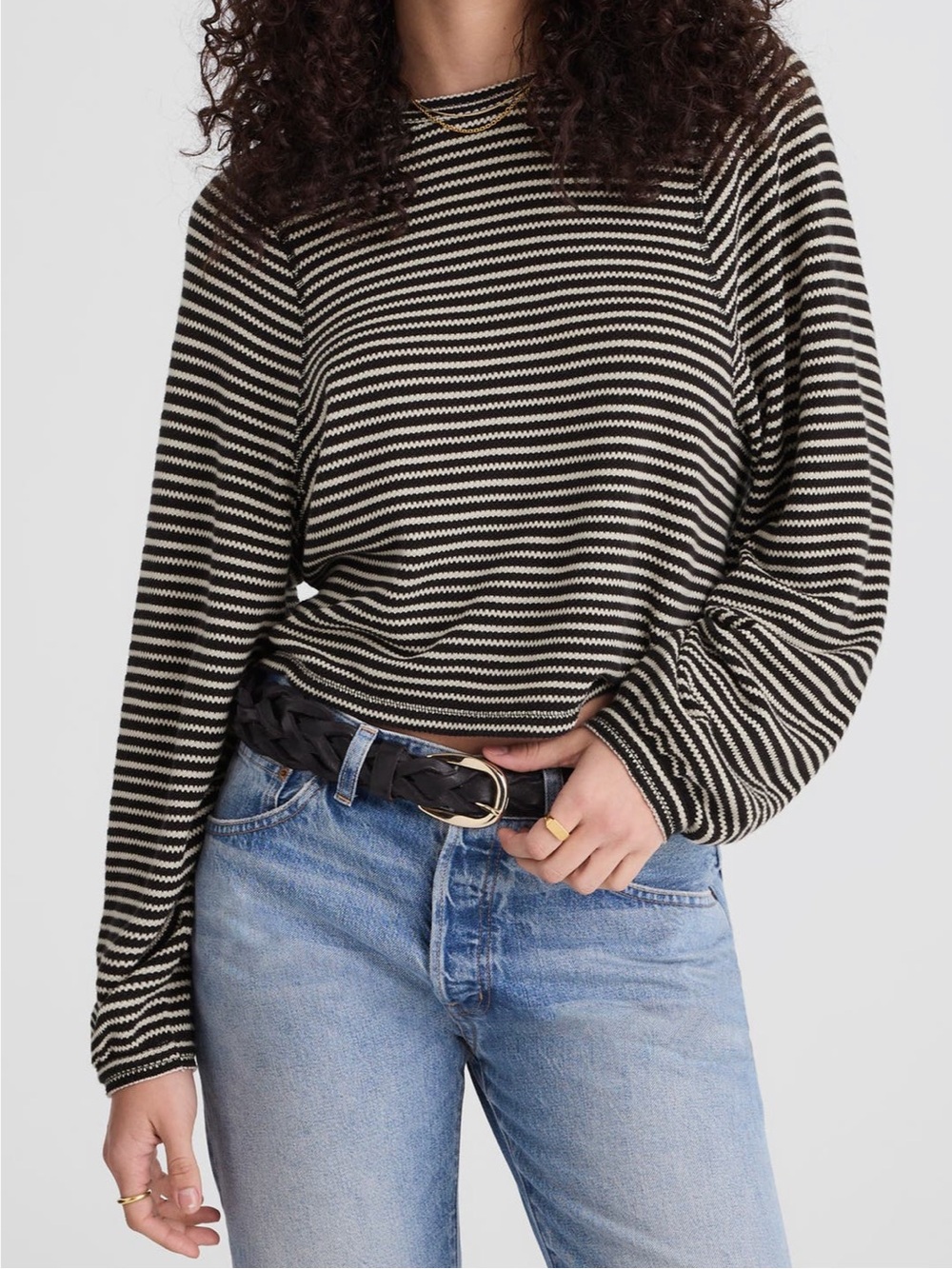 Madewell Striped Long Sleeve Tee